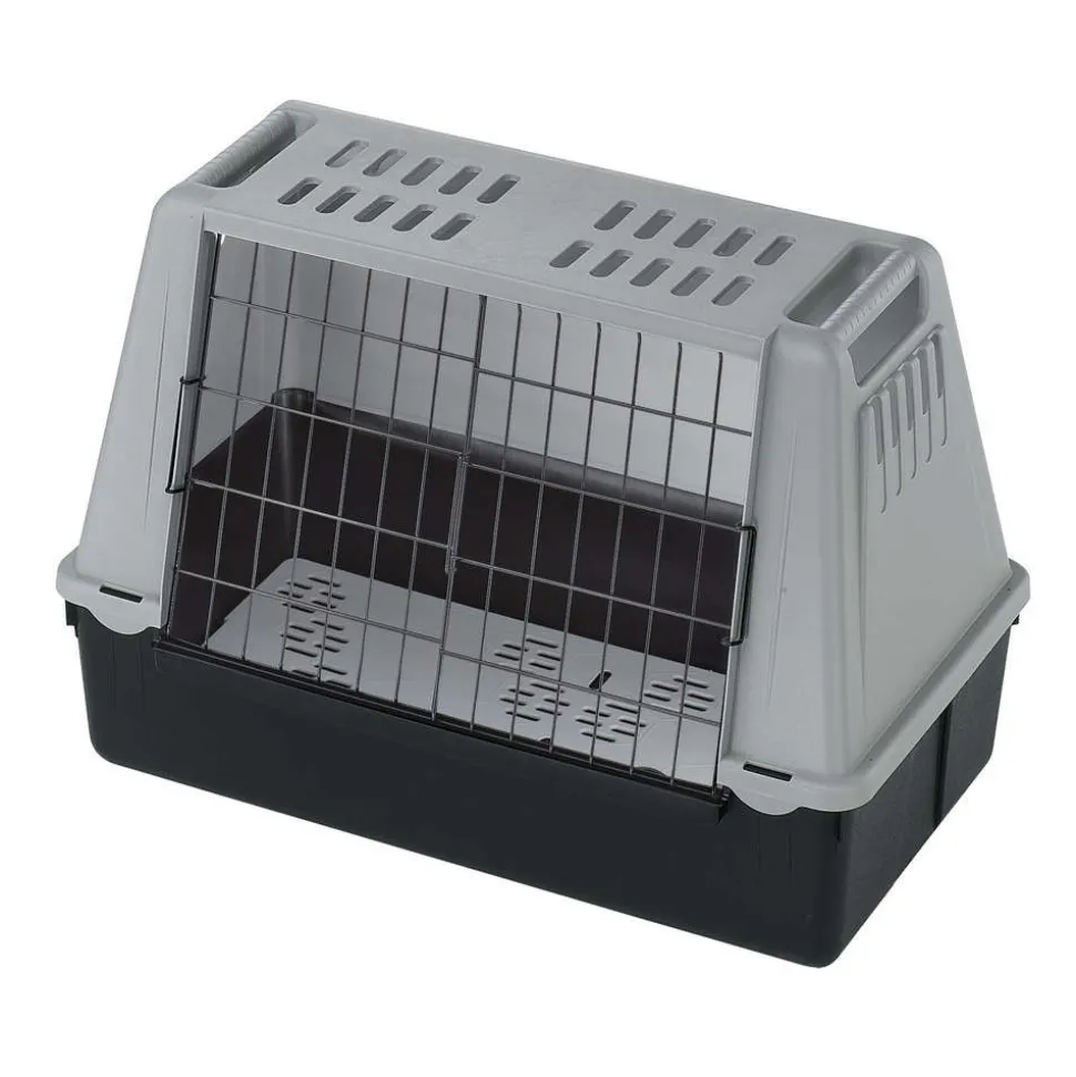 FERPLAST - Panier de transport Atlas Car Mini : gris plastique