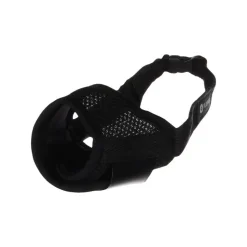 FLAMINGO - Muselière noir en nylon doux taille s pour chien