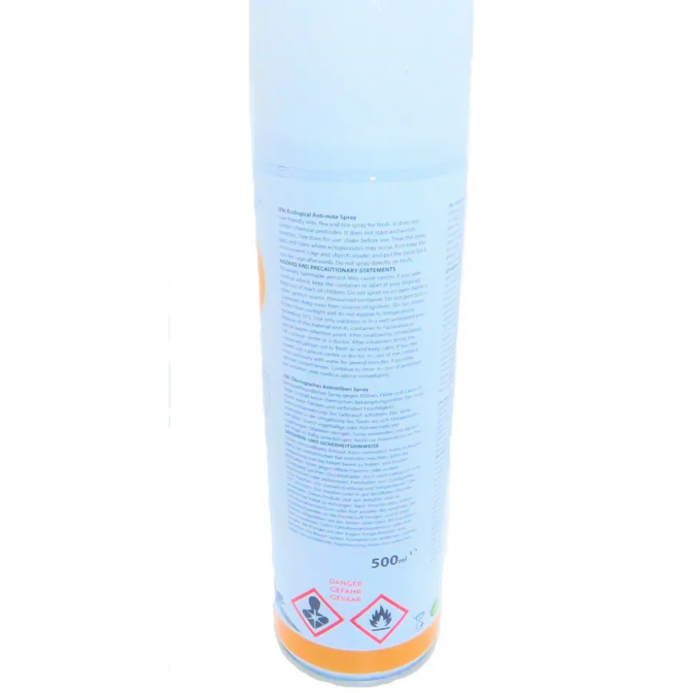 FLAMINGO - Spray contre poux rouges, puces, anti- acarien 500 ml
