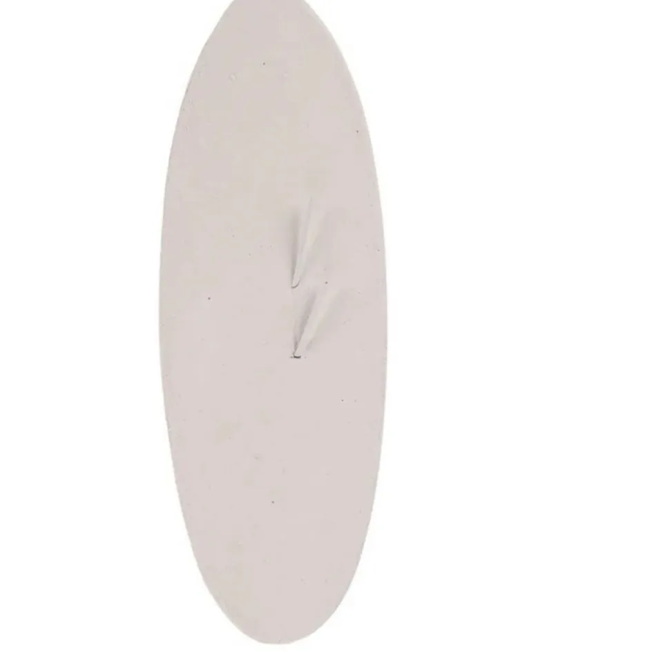 FLAMINGO - Un os de seiche blanc 23 cm avec support pour oiseaux