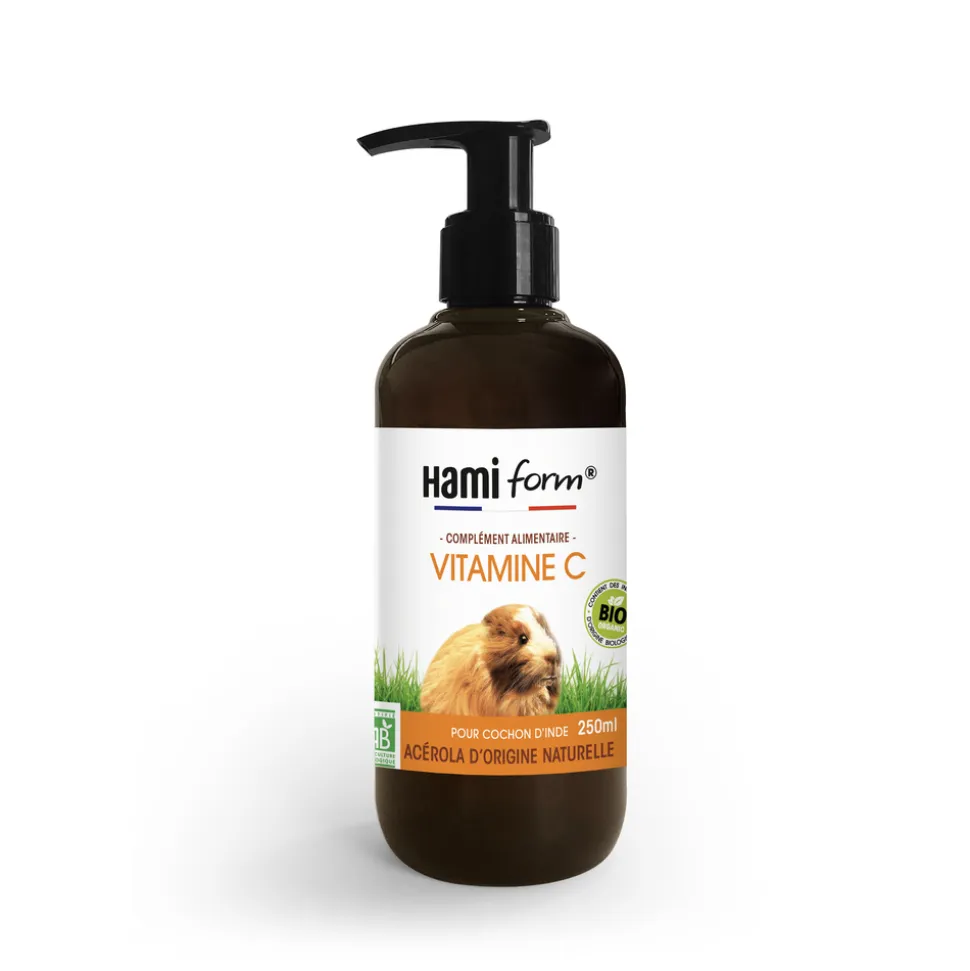 HAMI FORM - Vitamine C, complément alimentaire bio pour cochon d’Inde – 250ml