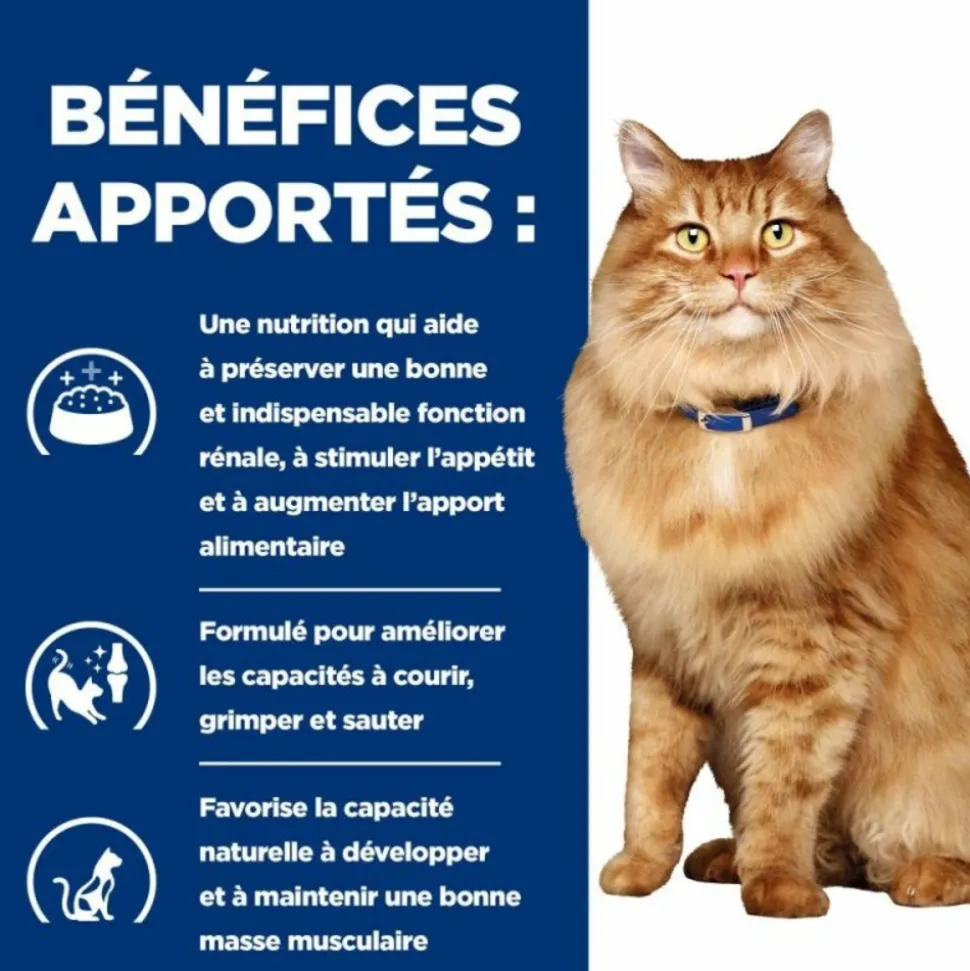HILL'S - Croquettes chat adult prescription diets k/d j/d kidney care + mobility - hill's 3 kg