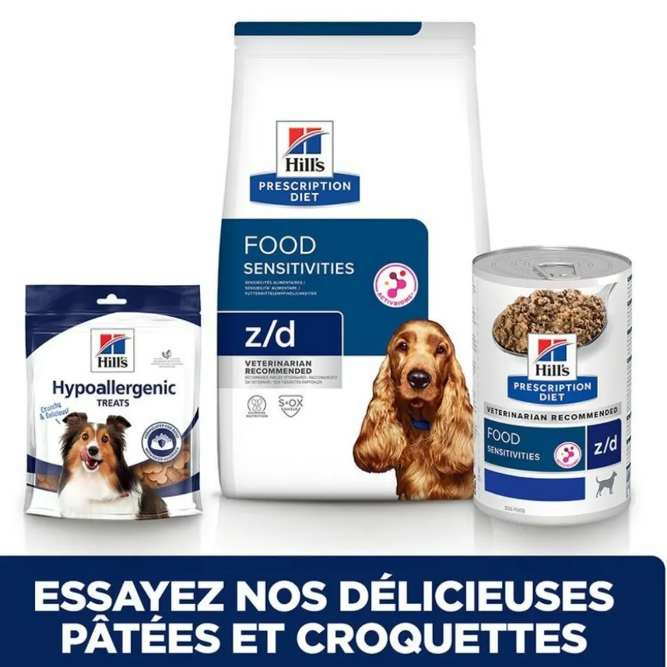 HILL'S - Croquettes chien adult prescription diets z/d food sensitivities - hill's 8 kg
