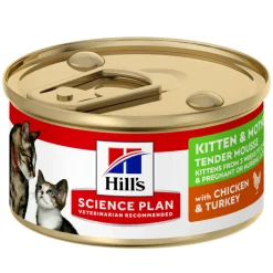 HILL'S - Mousse pour chaton et chatte gestante - poulet et dinde 85g