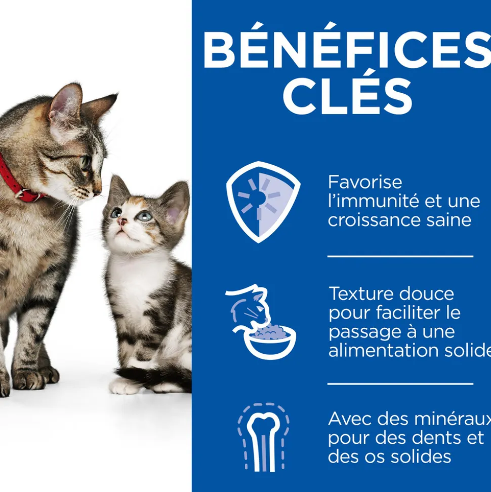 HILL'S - Mousse pour chaton et chatte gestante - poulet et dinde 85g