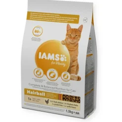 IAMS - Croquettes chat boule de poils - iams for vitality 10 kg