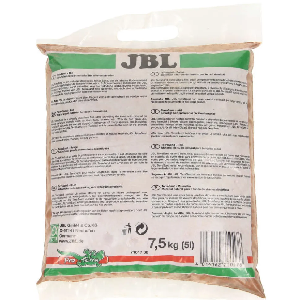JBL - Sable terrarium TerraSand rouge 7,5kg