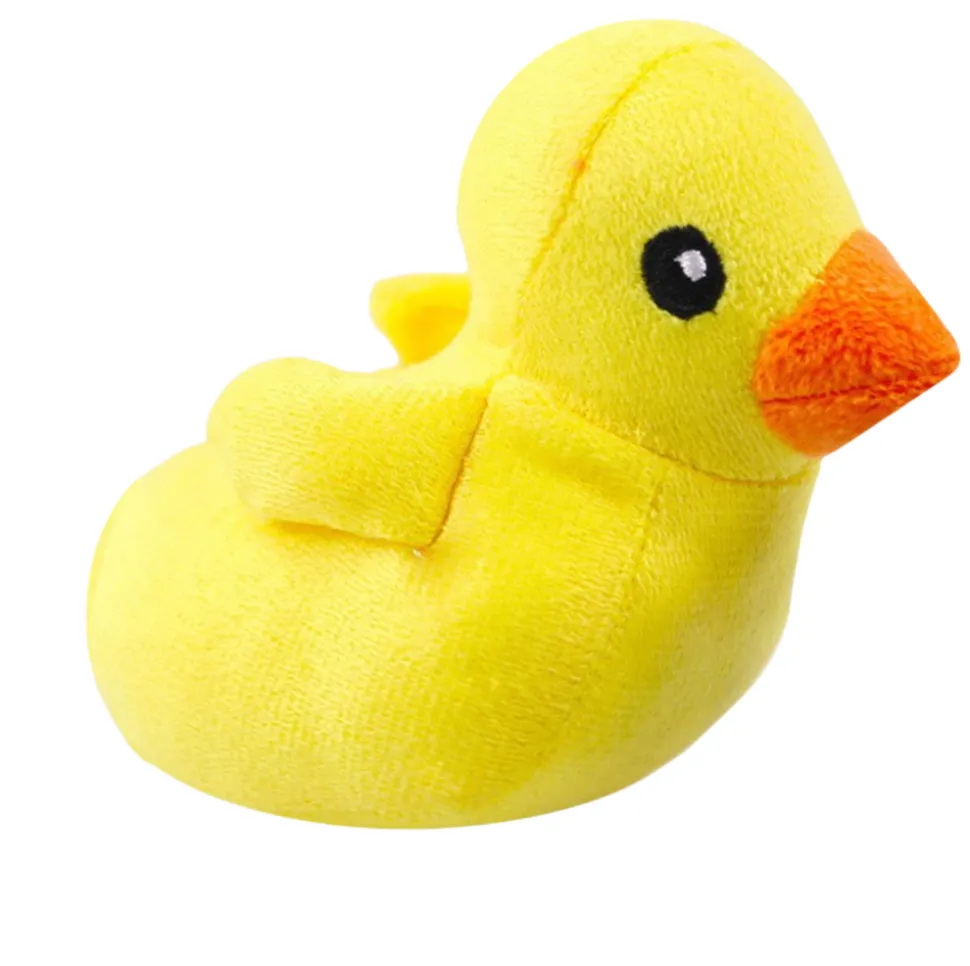 Jouet en peluche pour chien avec des motifs de fruits et d'animaux de dessin animé