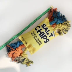 Jouets pour chiens - mcboson - corde couinante en forme de chips