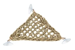 LA FERME TROPICALE - Hamac d'angle pour reptile en fibres naturelles - small - decoration pour lézards type pogona, gecko, iguane