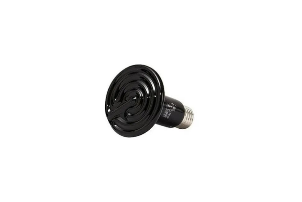 LA FERME TROPICALE - Lampe chauffante céramique 100w - ampoule / chauffage pour reptiles (lézards, serpents), amphibiens et invertébrés