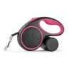 Laisse automatique pour chien rose rouge - mcboson - modèle 3 m