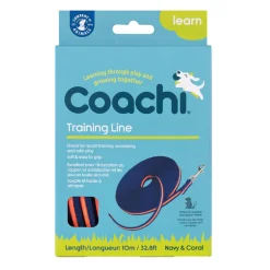 Longe coachi bleue marine et corail : 10 m