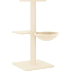 MAISON EXCLUSIVE - Arbre à chat avec griffoirs en sisal crème 72 cm