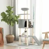 MAISON EXCLUSIVE - Arbre à chat avec griffoirs en sisal gris clair 166 cm