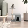 MAISON EXCLUSIVE - Arbre à chat avec griffoirs en sisal gris clair 48 cm
