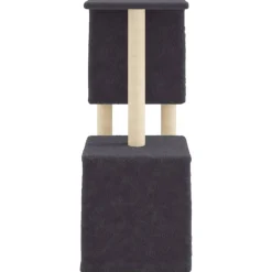 MAISON EXCLUSIVE - Arbre à chat avec griffoirs en sisal gris foncé 86 cm