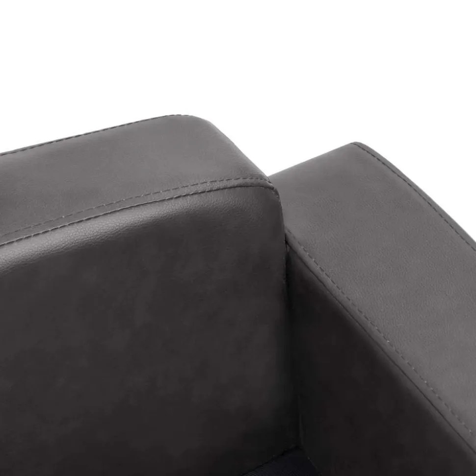 MAISON EXCLUSIVE - Canapé pour chien gris 80x50x40 cm similicuir