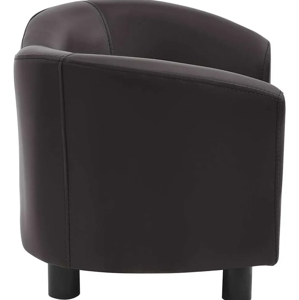 MAISON EXCLUSIVE - Canapé pour chien marron 67x41x39 cm similicuir
