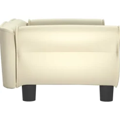 MAISON EXCLUSIVE - Lit pour chien crème 70x45x30 cm similicuir