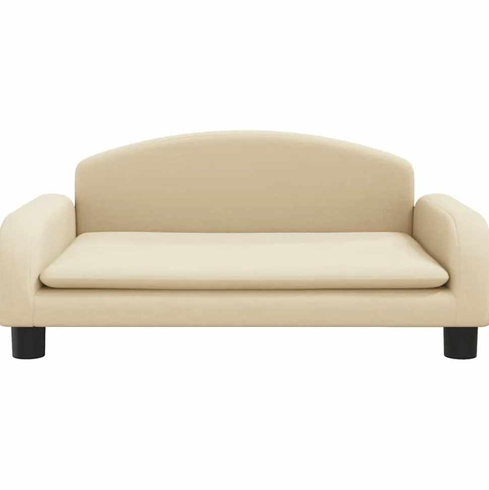 MAISON EXCLUSIVE - Lit pour chien crème 70x45x30 cm tissu