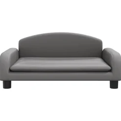 MAISON EXCLUSIVE - Lit pour chien gris 70x45x30 cm similicuir