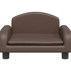 MAISON EXCLUSIVE - Lit pour chien marron 50x40x30 cm similicuir