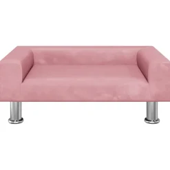 MAISON EXCLUSIVE - Lit pour chien rose 70x45x26,5 cm velours