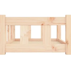MAISON EXCLUSIVE - Lit pour chien 65,5x50,5x28 cm bois de pin solide