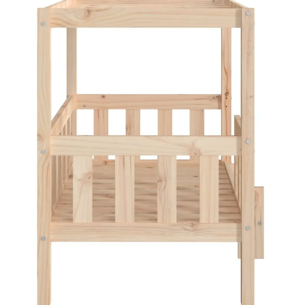 MAISON EXCLUSIVE - Lit pour chien 95,5x73,5x90 cm bois de pin solide