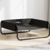 MAISON EXCLUSIVE - Lit surélevé pour chien anthracite tissu oxford et acier