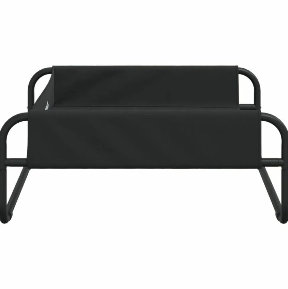 MAISON EXCLUSIVE - Lit surélevé pour chien anthracite tissu oxford et acier