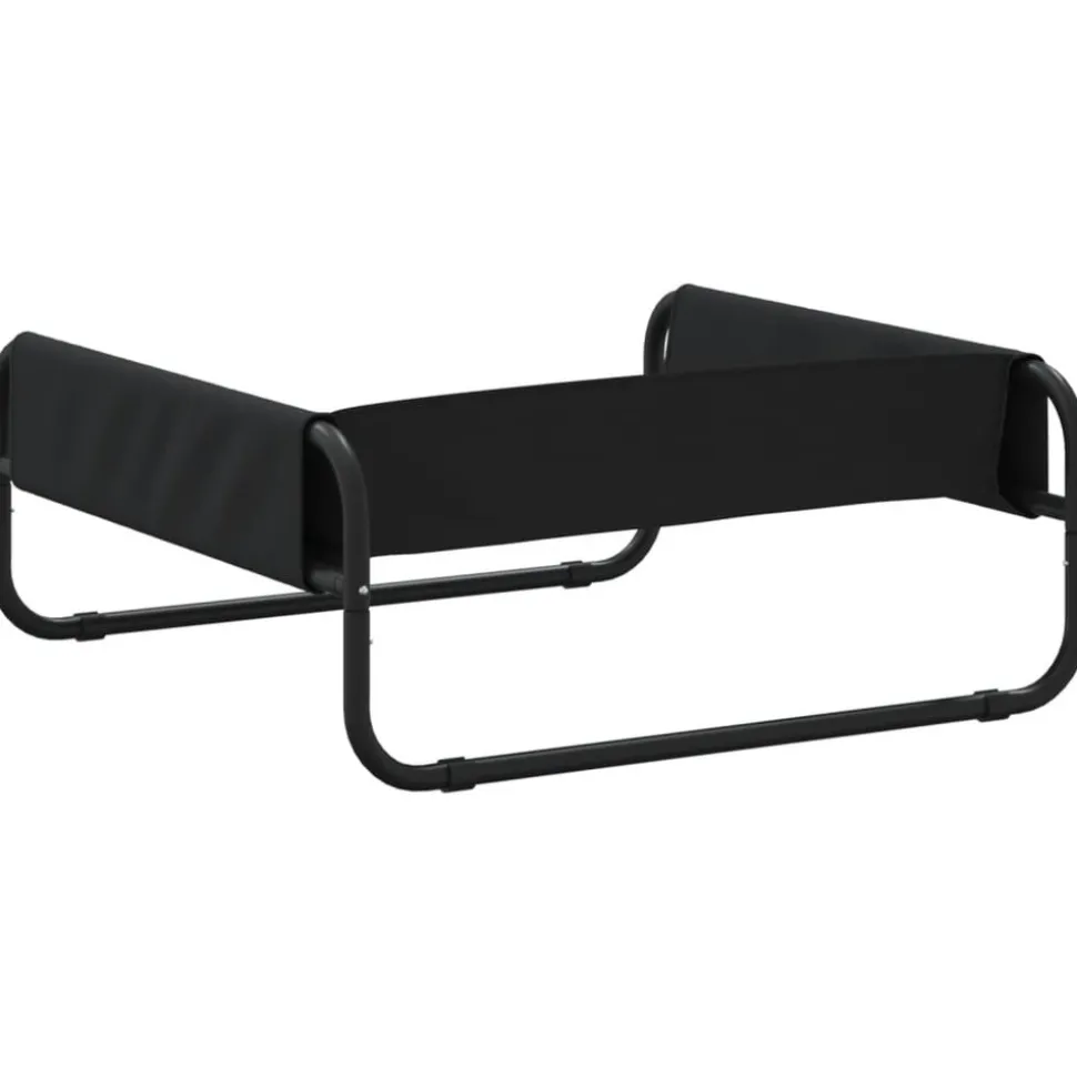 MAISON EXCLUSIVE - Lit surélevé pour chien anthracite tissu oxford et acier