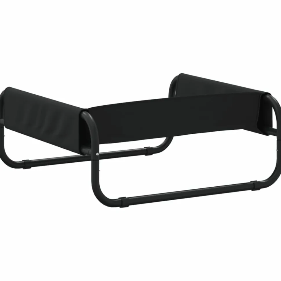 MAISON EXCLUSIVE - Lit surélevé pour chien anthracite tissu oxford et acier