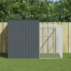 MAISON EXCLUSIVE - Niche pour chien avec cour anthracite 214x253x181 cm
