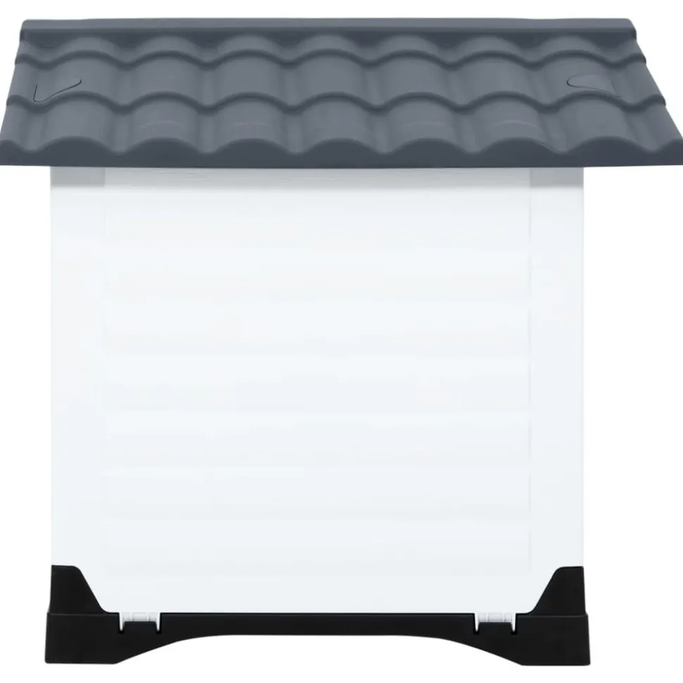 MAISON EXCLUSIVE - Niche pour chien gris 90,5x68x66 cm polypropylène