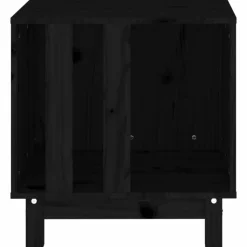 MAISON EXCLUSIVE - Niche pour chien noir 50x40x52 cm bois de pin massif