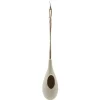 Mangeoire oiseaux bambou (goutte blanc)