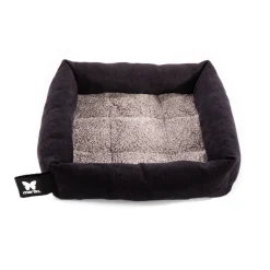 MARTIN SELLIER - Corbeille Damier Doudouzen pour chien, coloris marron - T.40