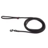 MARTIN SELLIER - Laisse pour chien, en nylon: rond uni noir L. 2 m