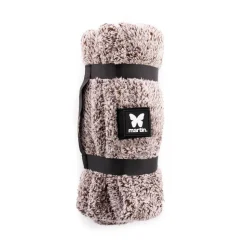 MARTIN SELLIER - Plaid Doudouzen pour chien et chat, coloris noir marron - L.100xl.78cm