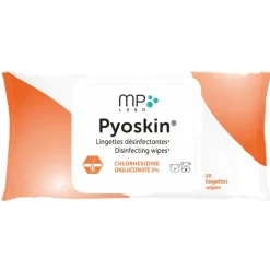 MP LABO - Pyoskin wipes - lingettes désinfectantes - mp labo 40 lingettes