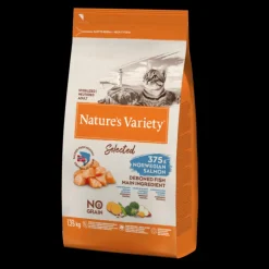 NATURE'S VARIETY - Croquette chat - selected sterilise - saumon norvegien - nature's variety 1,25 kg