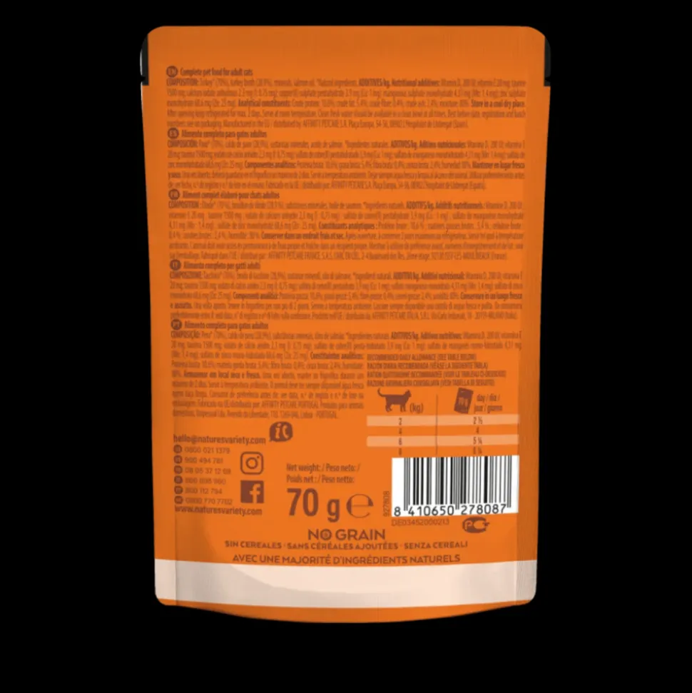 NATURE'S VARIETY - Patee chat - original dinde - nature's variety 70 g