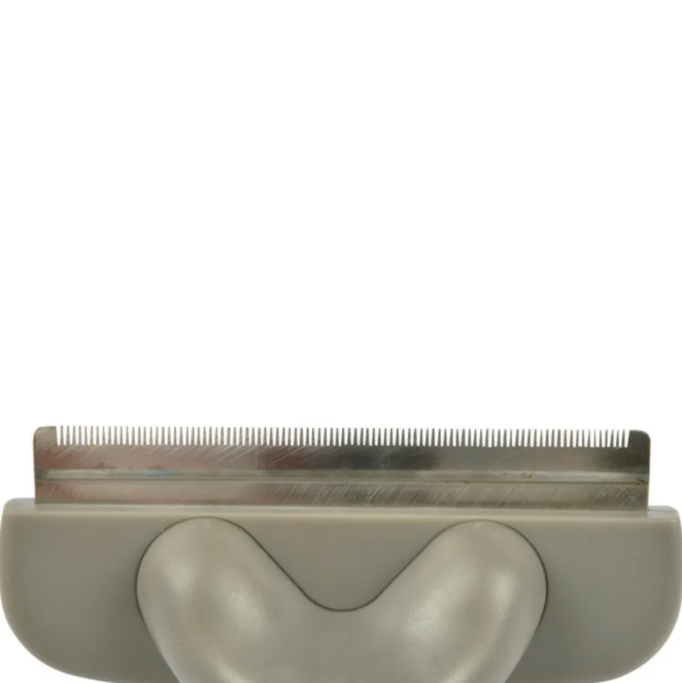 PARIS PRIX - Brosse pour chien & chat "sous poils" 16cm gris