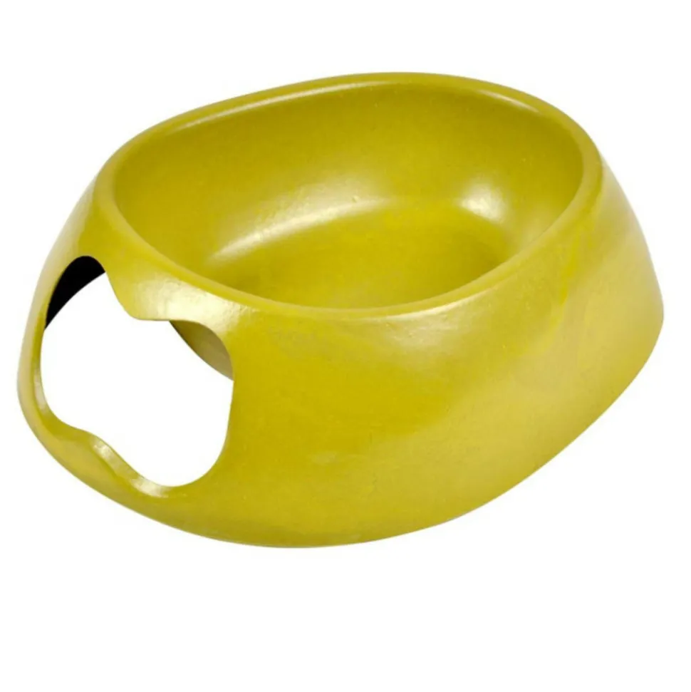 PARIS PRIX - Gamelle pour chien & chat "bambou" 16cm vert