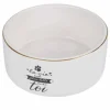 PARIS PRIX - Gamelle pour chien & chat "la belle vie" 13cm blanc