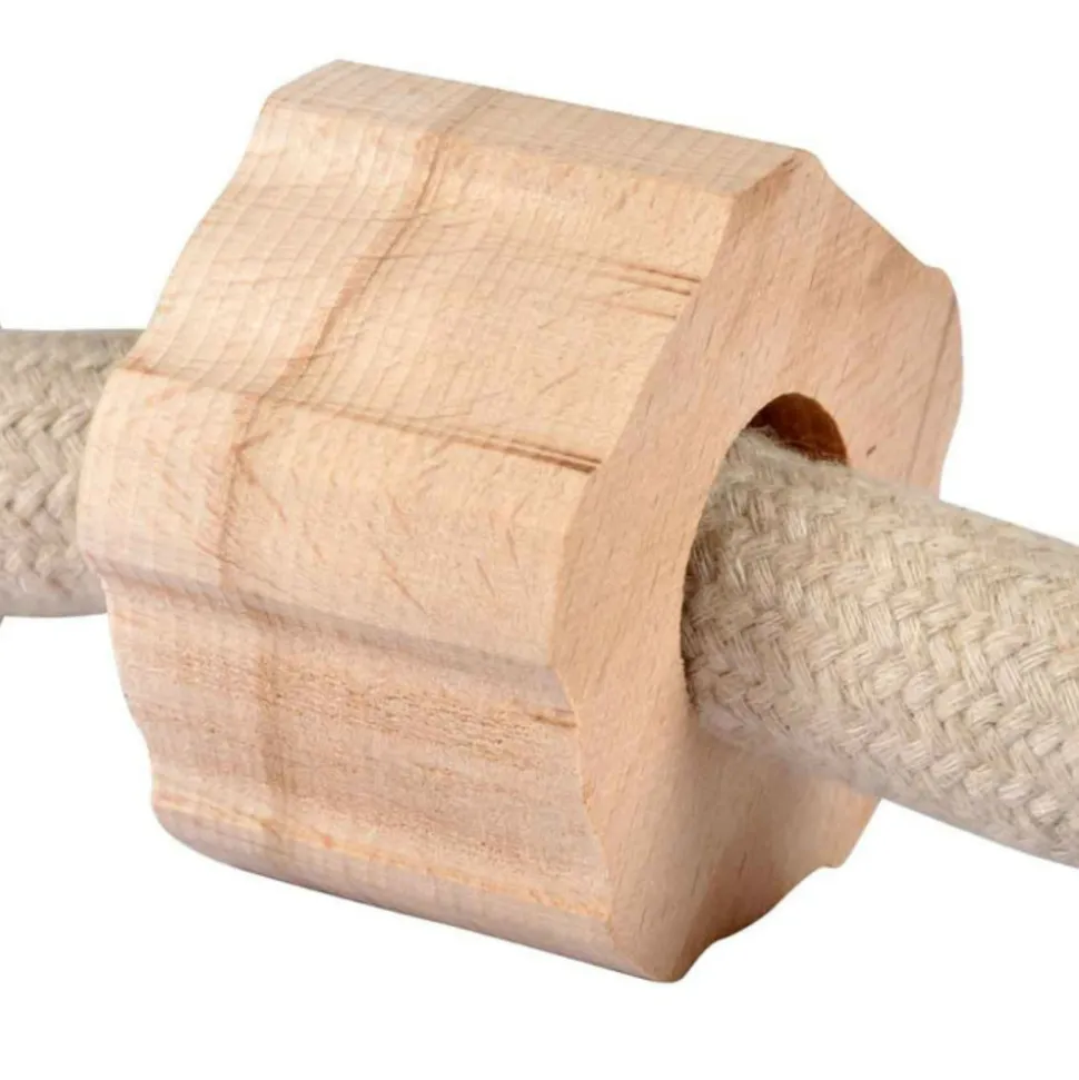 PARIS PRIX - Jouet pour chien "corde 3 nœuds" 48cm naturel