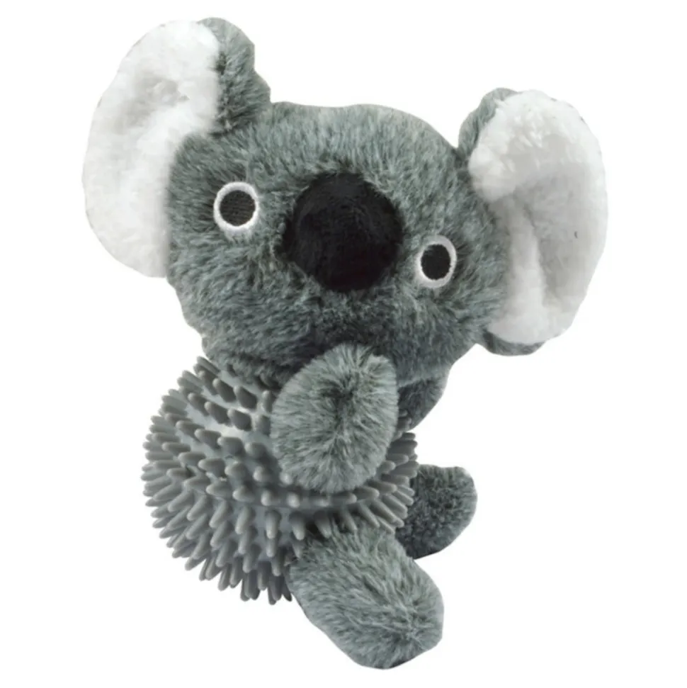 PARIS PRIX - Jouet pour chien sonore "adelaïde le koala" 16cm gris