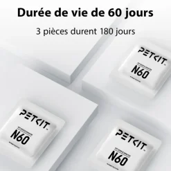 PETKIT - N60 désodorisants pour litière automatique lot de 3